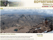 Tablet Screenshot of adventureholidays.co.ke